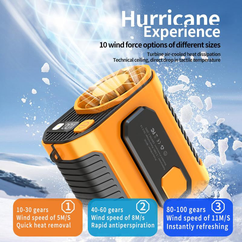 Portable Multi-Functional Fans with Extremely Long Battery Life and Large Capacity, Offering Multiple Wind Speed Settings, Allowing You to Bid Farewell to the Sweltering Heat of Summer.