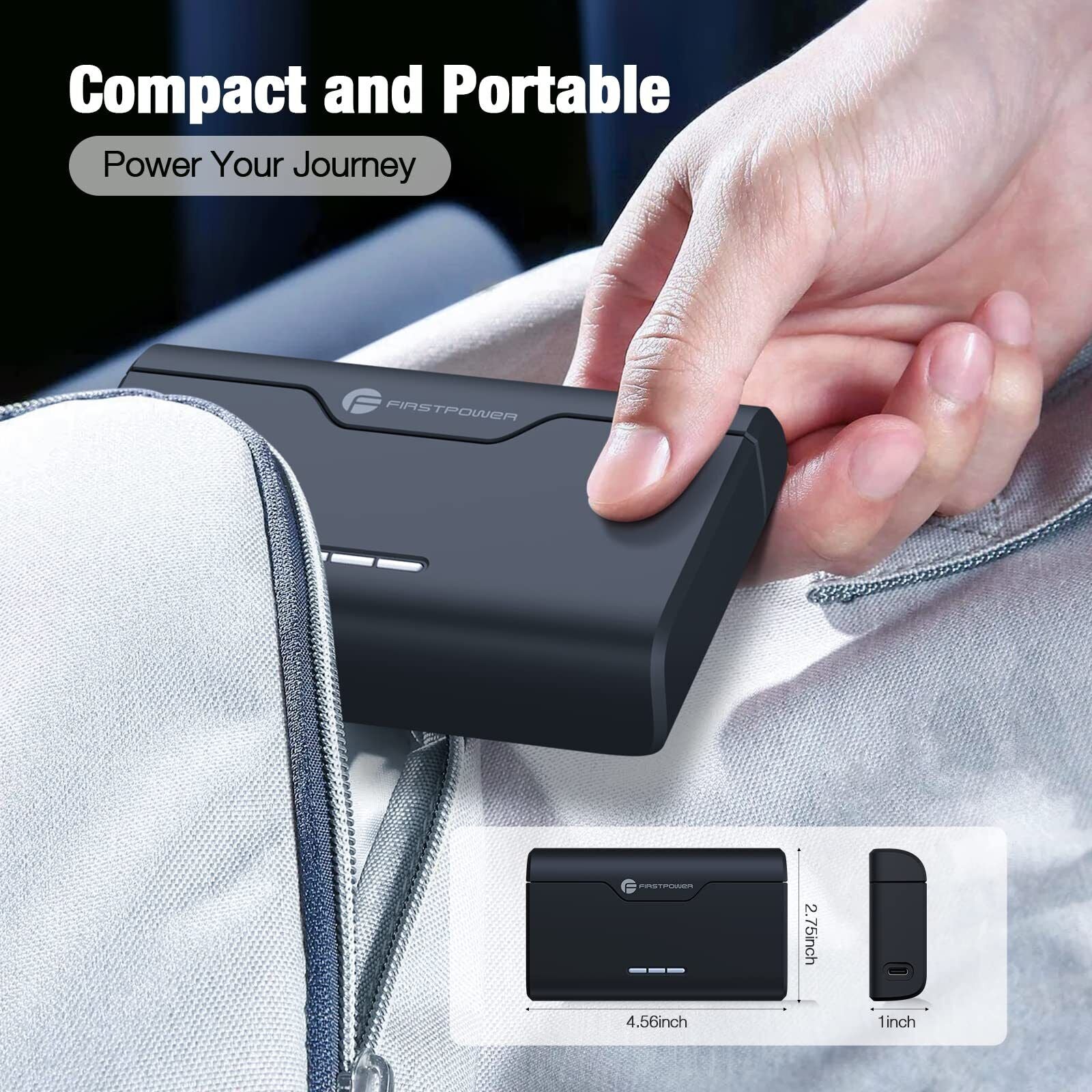 3-Channel USB Quick Charger for Gopro Hero 12/11/10/9/8/7